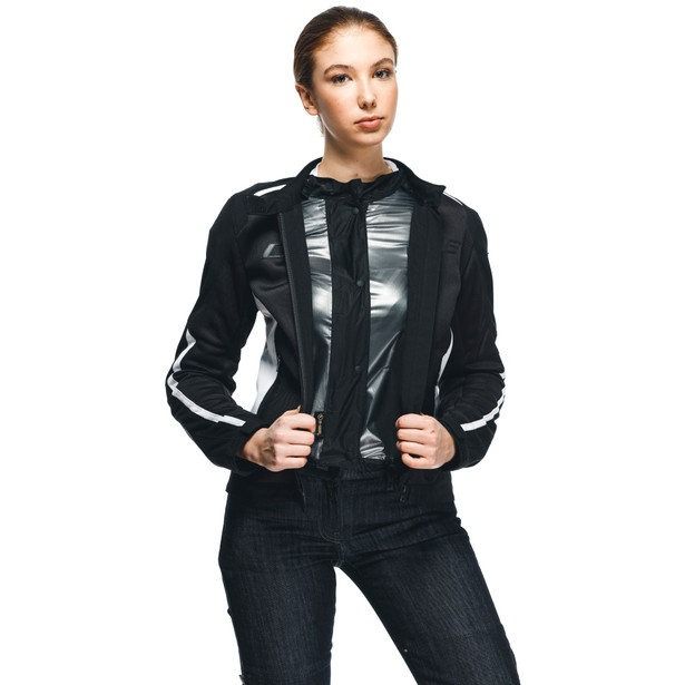 Dainese Hydraflux 2 Air Lady D-Dry Jacket  Black/Black/White : Delivery in 5 days 